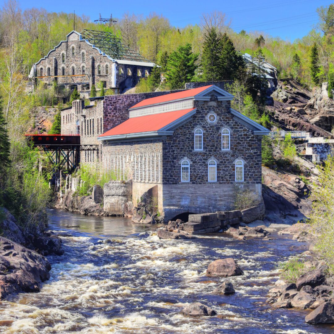 Historic Old Paper Pulpery in Chicoutimi City